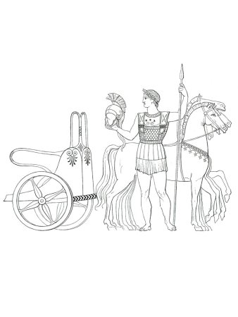 Древняя Греция раскраска