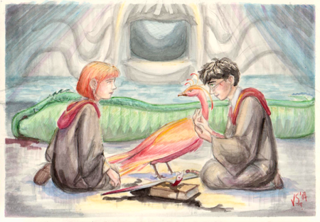 Гарри Поттер и Тайная комната иллюстрации