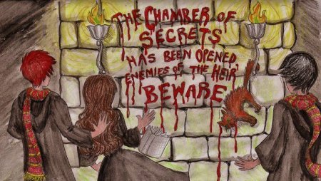 Гарри Поттер и Тайная комната иллюстрации Джима Кея