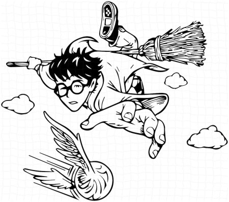 Гарри Поттер и Кубок огня раскраска