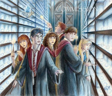 Гарри Рон Гермиона Хогвартс