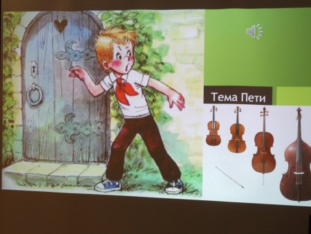 Сергей Прокофьев Петя и волк инструменты и герои