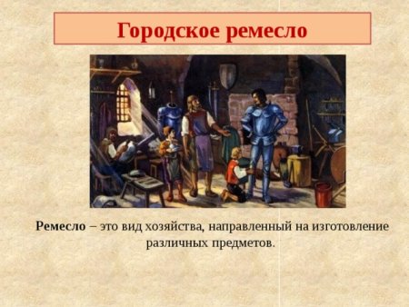 Средневековая мастерская Ремесленника