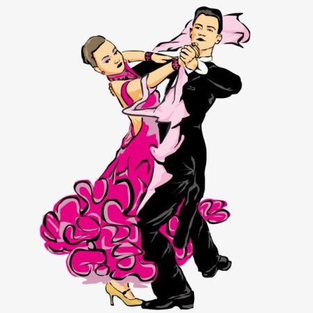 Бальные танцы вектор