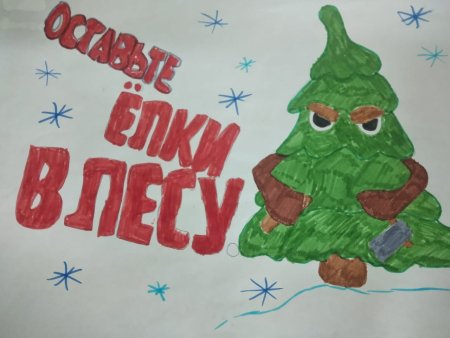 Экологическая акция елочка живи