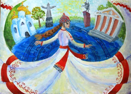 Краски Чувашии рисунки детей