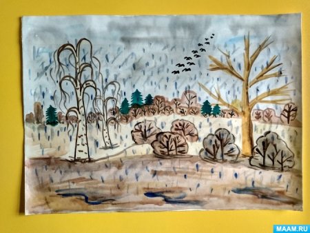 Рисование в подготовительной группе