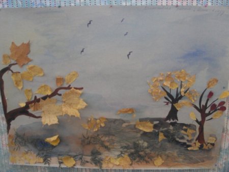 Рисование деревьев в старшей группе