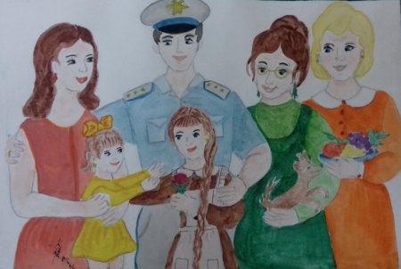 Ценности семьи рисунок