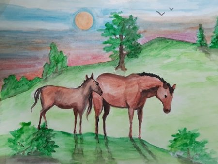 Рисование природы Башкортостана