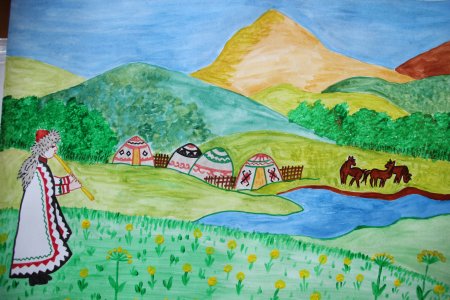 Рисунок на тему Башкортостан