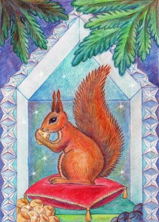 Пушкин сказка о царе Салтане белка