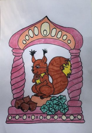 Чудо белка из сказки о царе Салтане