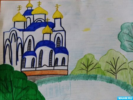 Рисунок на тему край родной навек любимый