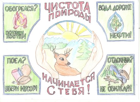Плакаты о чистоте природы