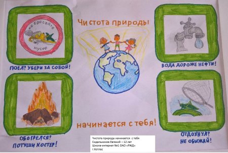 Чистота природы начинается с тебя