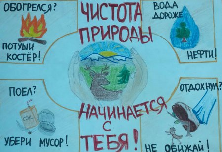 Рисунок на тему чистота природы