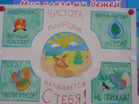 Плакатытна тему экологии