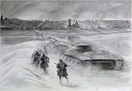 Рисунок на тему неизвестный солдат