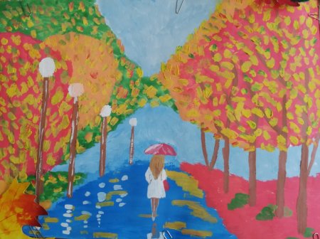 Рисунок на тему осенний Вернисаж