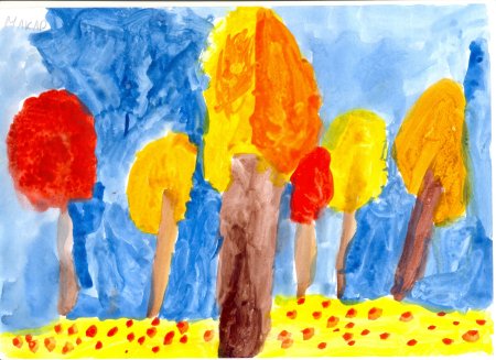 Рисование осень