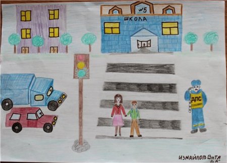 Рисование с детьми на тему полиция