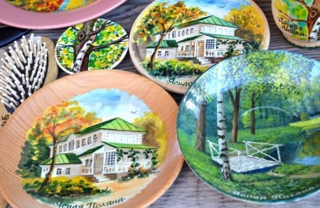 Пейзажи Ясной Поляны карандашом