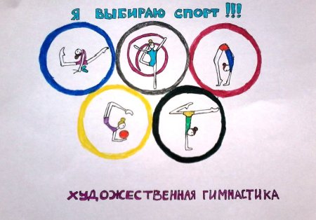 Плакат мы выбираем спорт