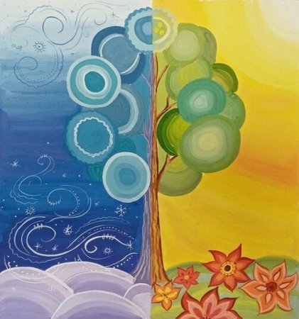 Упражнения по цветоведению