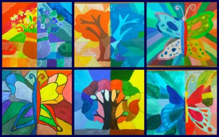 Рисование день и ночь