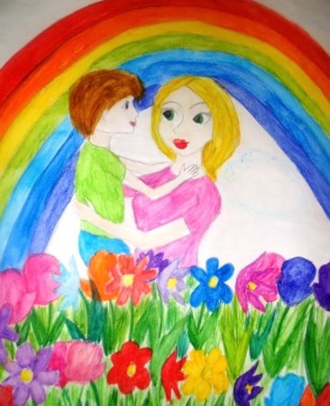 Рисунок моя мама