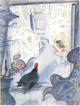 Погорельский черная курица или подземные жители иллюстрации