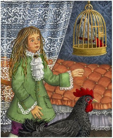 Алеша черная курица