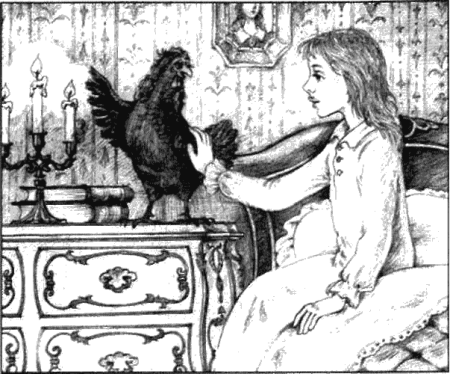 Погорельский черная курица иллюстрации