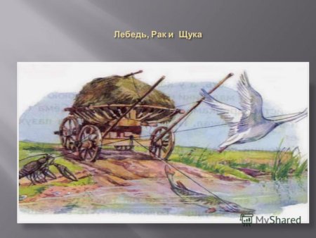 Крылов лебедь щука Ирак