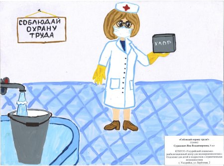 Охрана труда рисунки детей