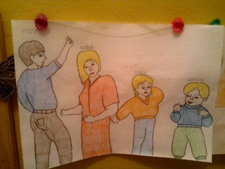 Рисунок на тему один день из жизни моей семьи