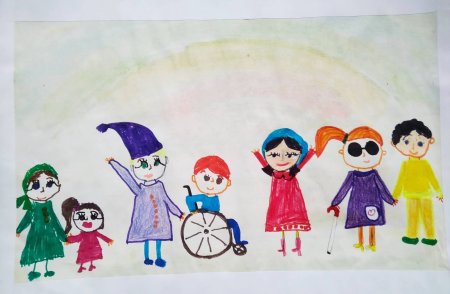 Мы разные но мы вместе рисунок