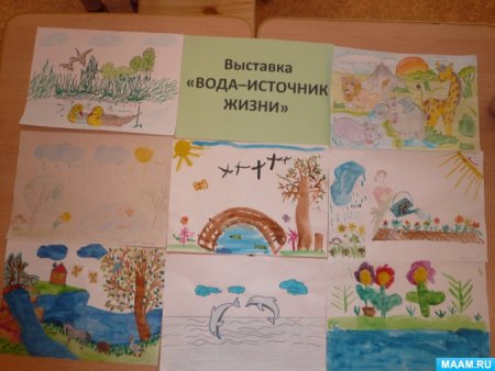 Рисунок на тему берегите воду