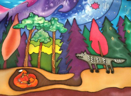 Там на неведомых дорожках рисунок