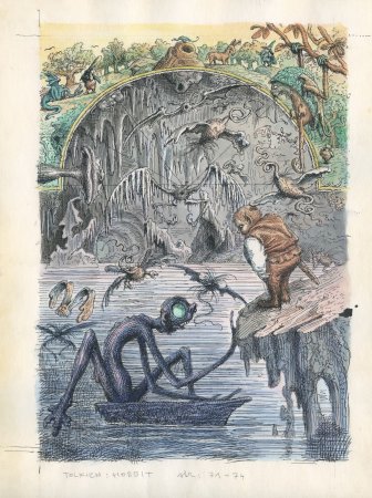 Там на неведомых дорожках следы невиданных зверей.избушка там