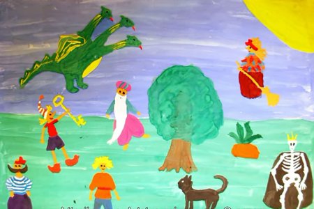 У Лукоморья дуб зеленый Русалка