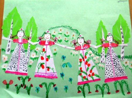 Хоровод рисунок