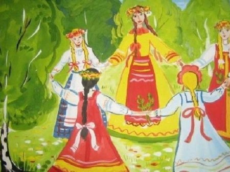 Хоровод рисунок