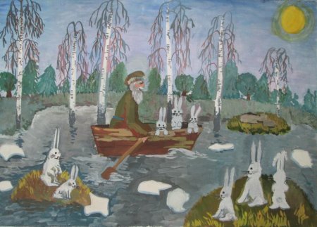 Сказка дед Мазай и зайцы