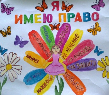 Плакат права ребенка