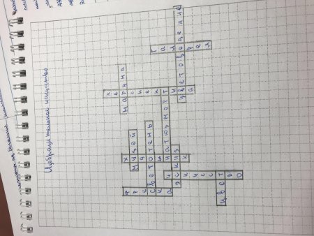 Кроссворд по изобразительному искусству