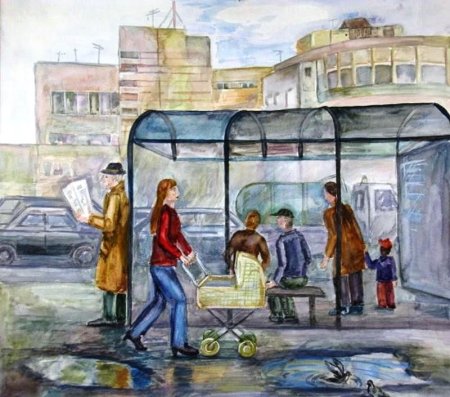 Сюжетная композиция город