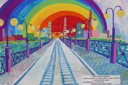 Моя улица в будущем рисунок