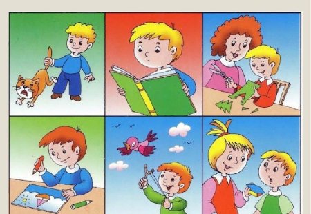 Иллюстрации с хорошими и плохими поступками